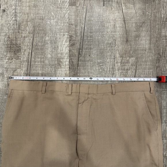 Sutter & Grant Khaki Dress Pants Men's Size 43x27‎ Flat Front Slacks Casual - Picture 2 of 8